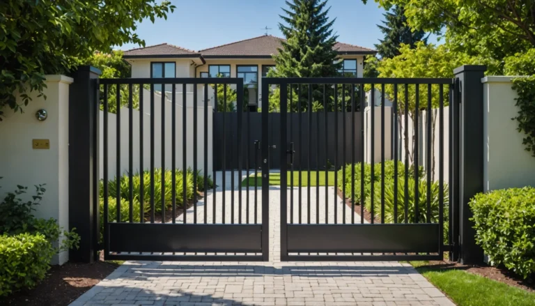 Portail aluminium : la solution idéale pour sécuriser et embellir votre entrée...