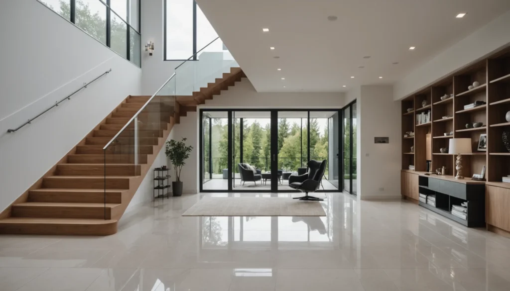 entrée de maison avec escalier