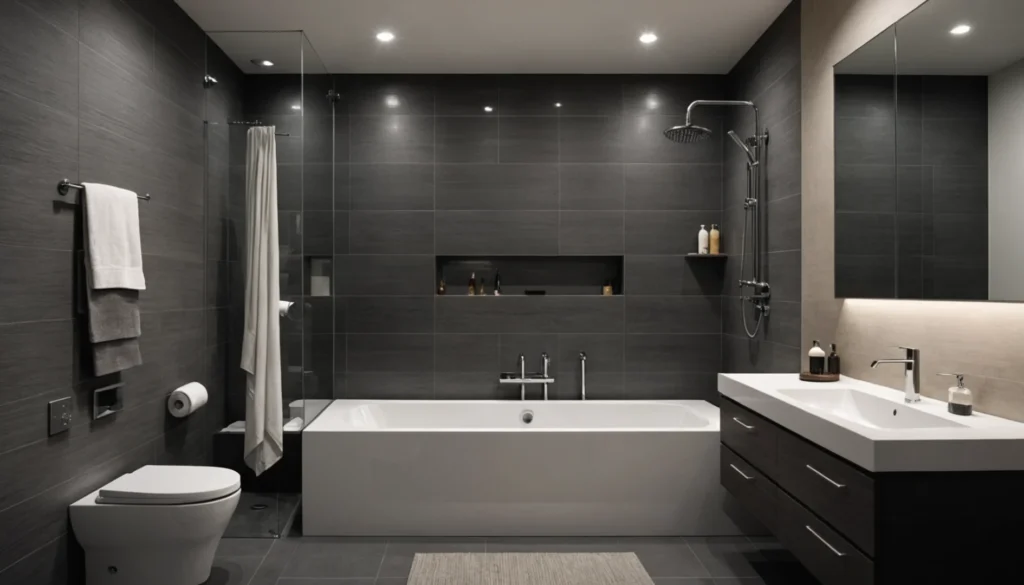 baignoire-douche pour petite salle de bain