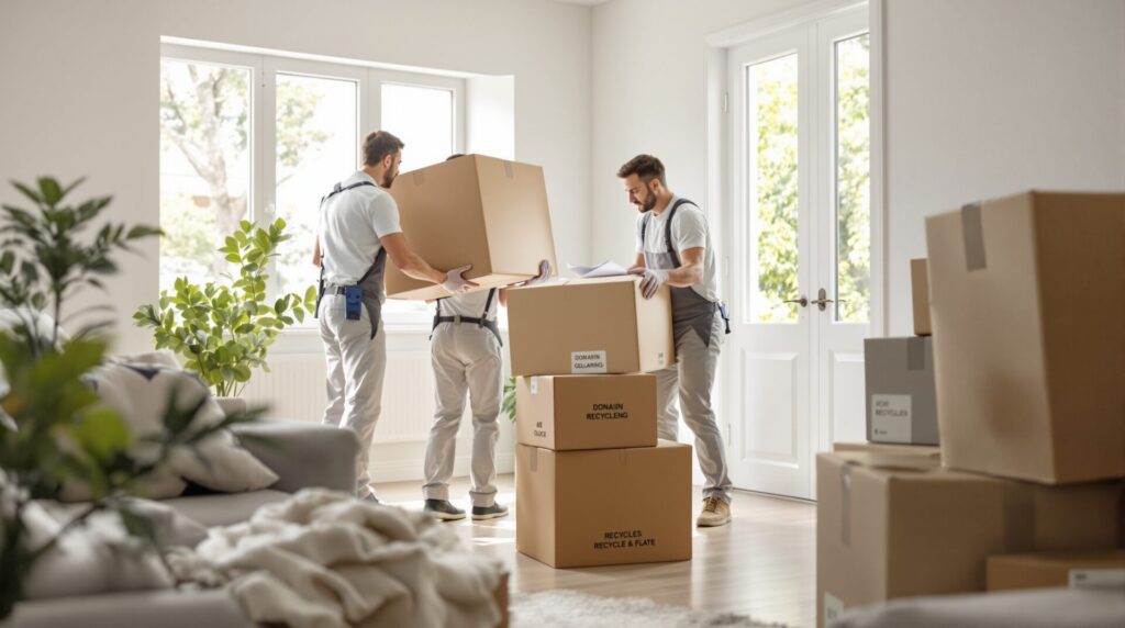 qui débarrasse les maisons