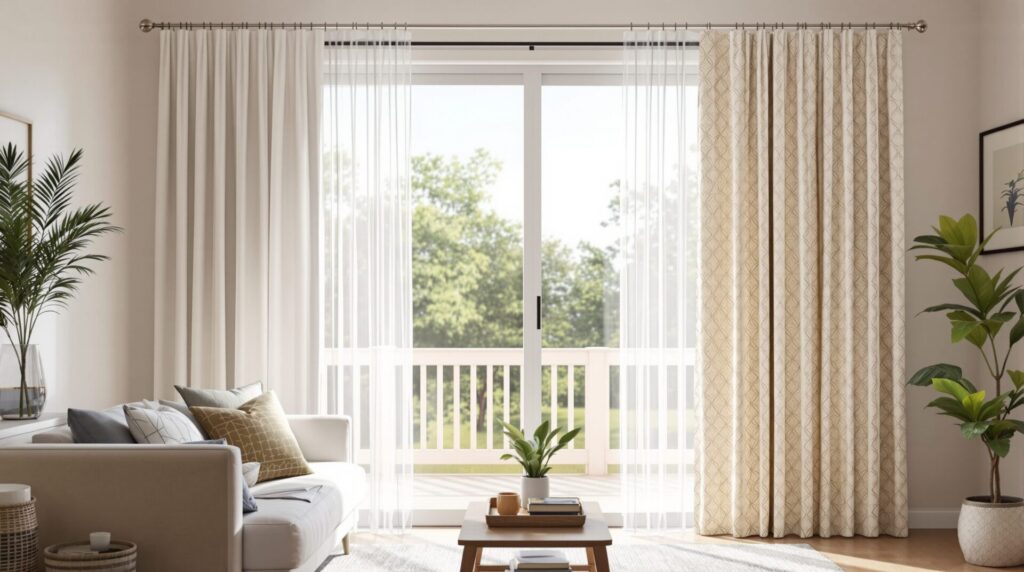 comment choisir ses rideaux pour une baie vitrée