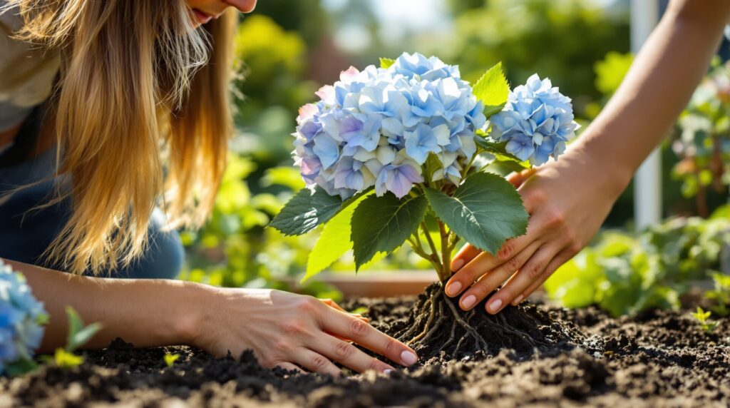 hortensia trop arrosé