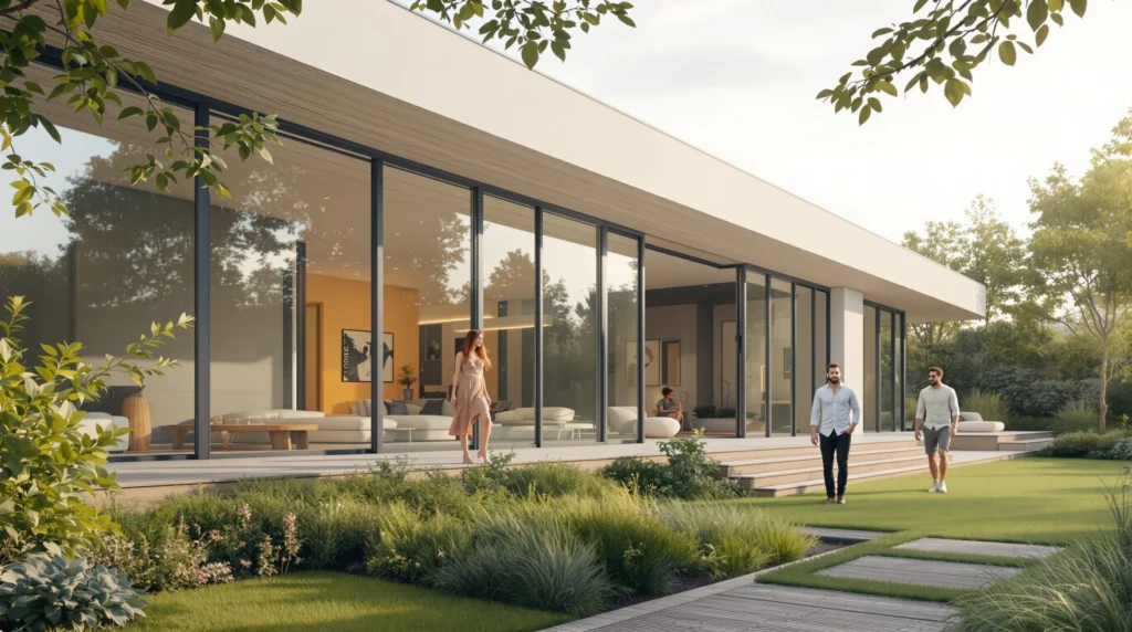 maison sur terrain en longueur