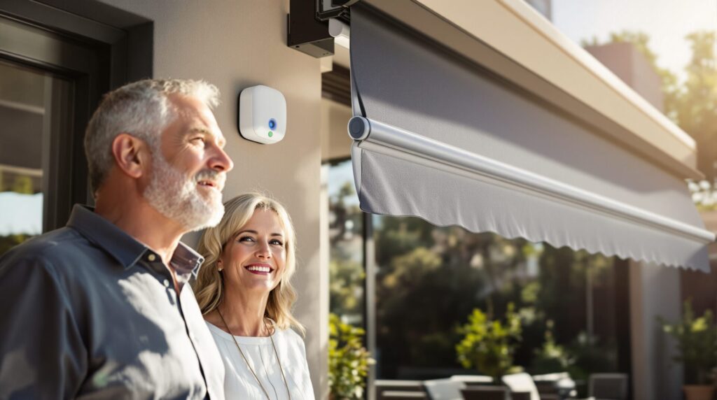 capteur de vent pour store banne