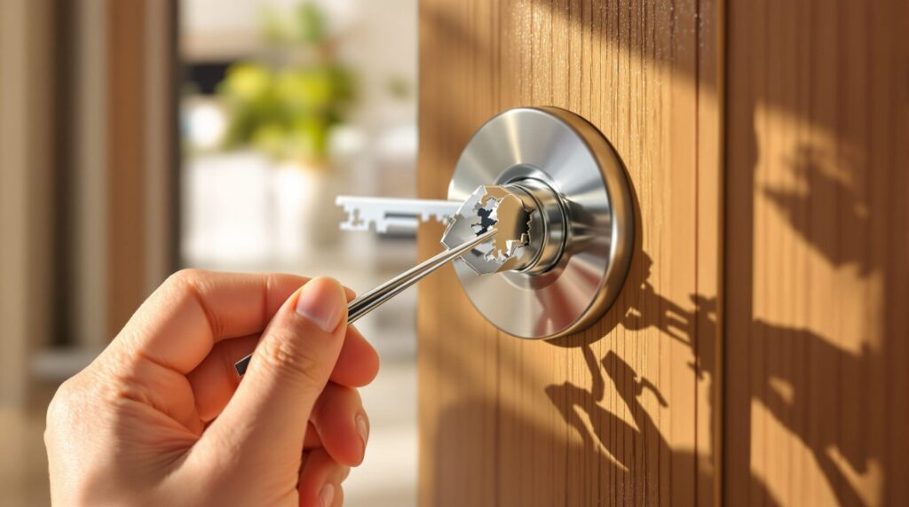 comment enlever une clé cassée dans une serrure