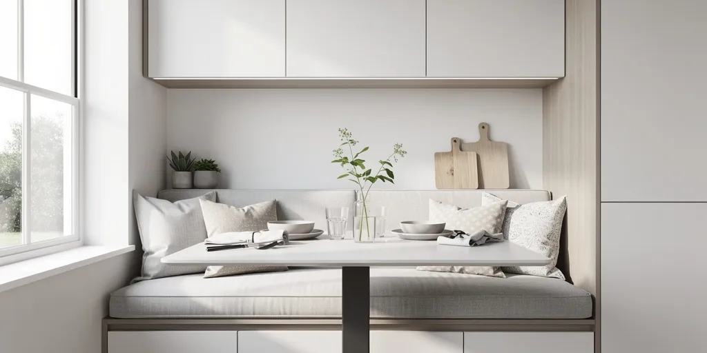 cuisine avec banquette