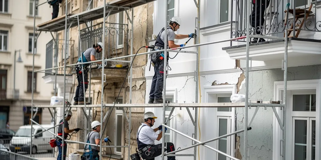 duree ravalement facade