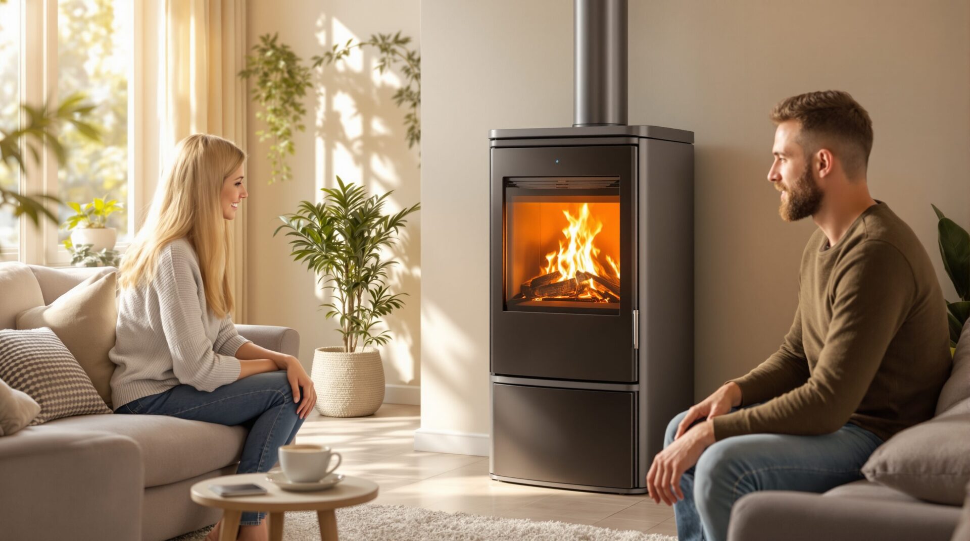 Le poêle à granulé, chauffage efficace pour la maison — free download