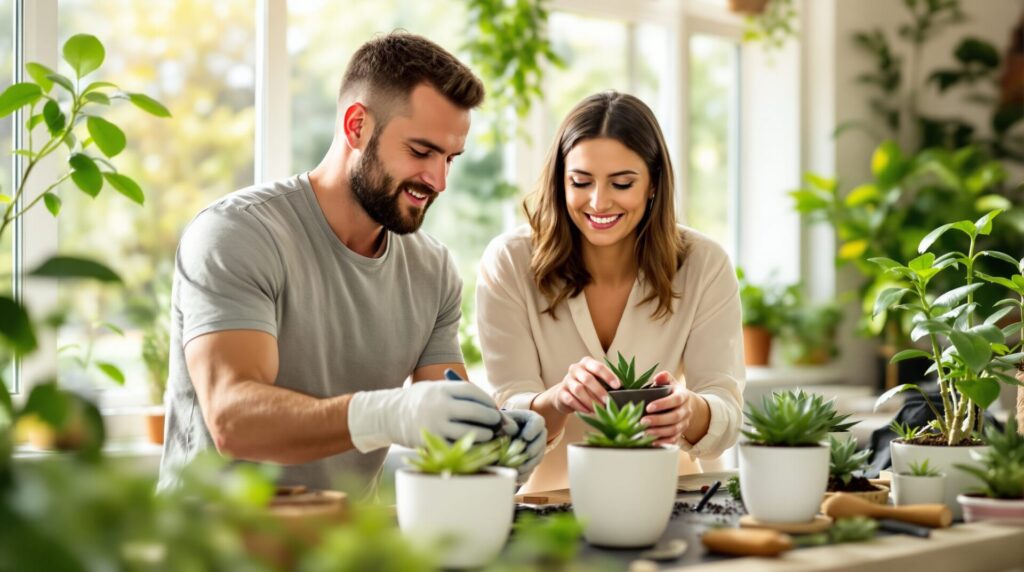 plantation plantes grasses