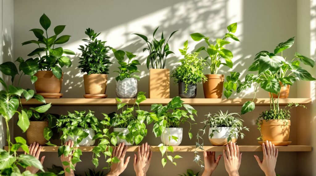 plante qui absorbe l'humidité sans lumiere