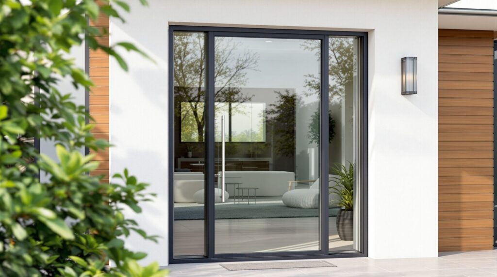 porte d'entrée vitrée