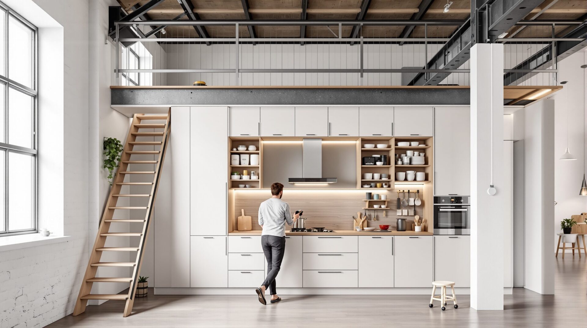 cuisine sous mezzanine