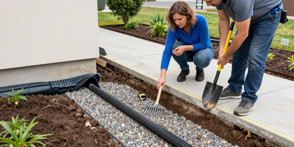 eau pluviale drainage