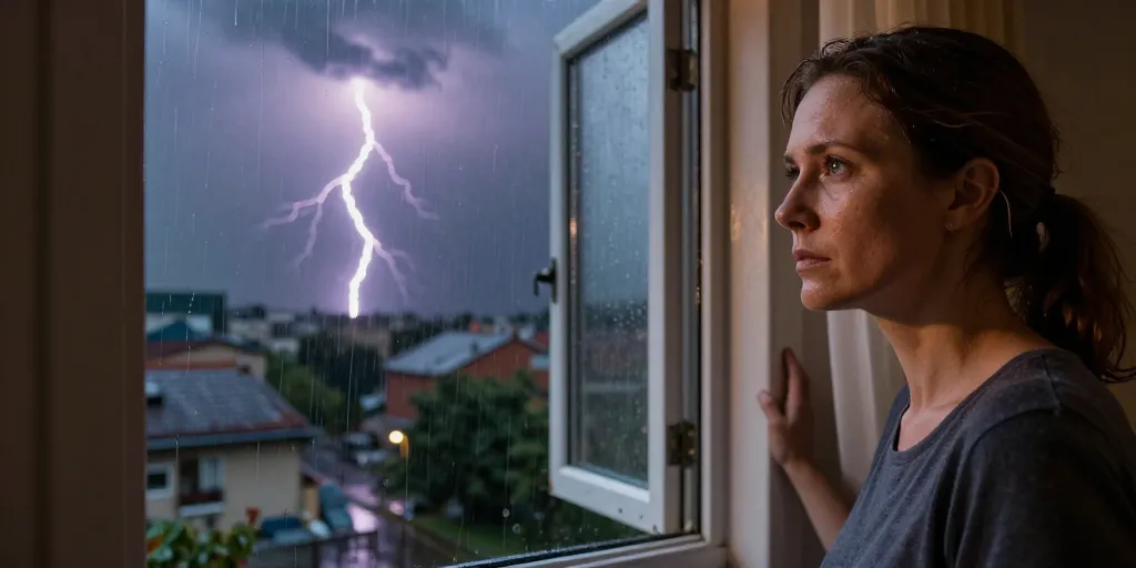 eclair fenetre ouverte