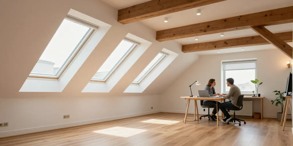 eclairage combles amenages