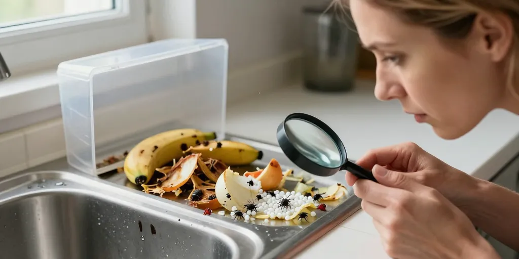 ou pondent les mouches dans la maison