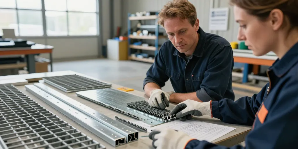 grille de caillebotis