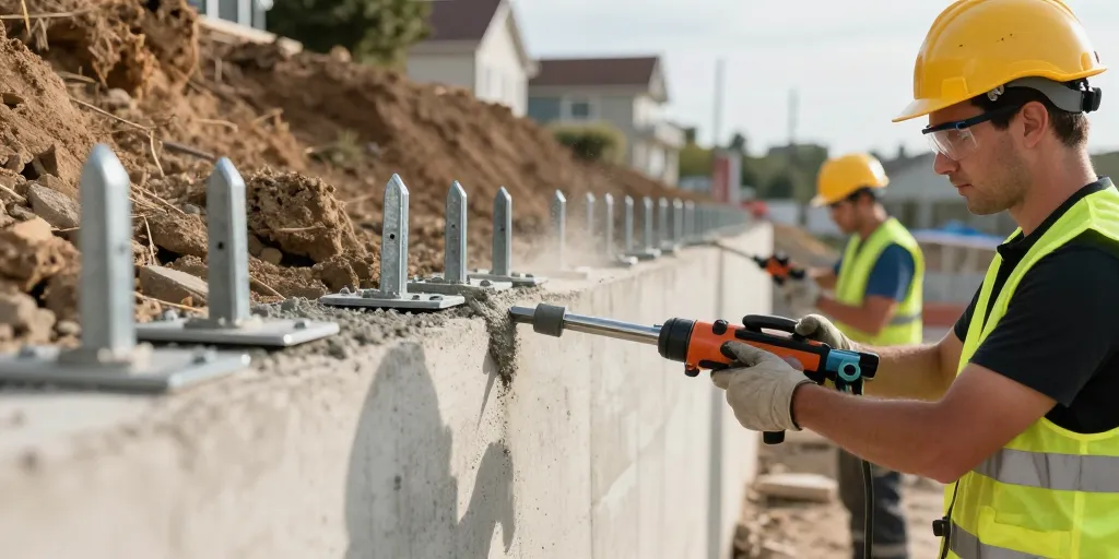 renfort mur de soutènement