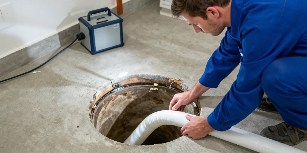 canalisation cassée sous la maison