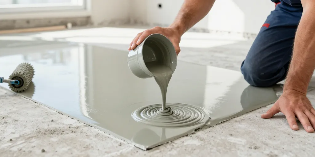 mettre à niveau un sol intérieur