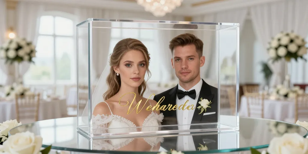 boite plexi mariage
