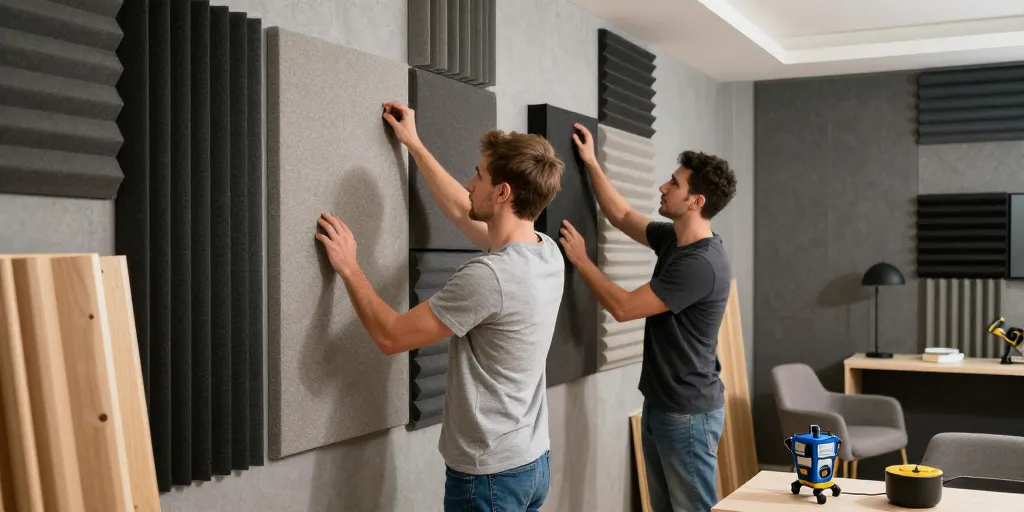 améliorer l'acoustique d'une pièce